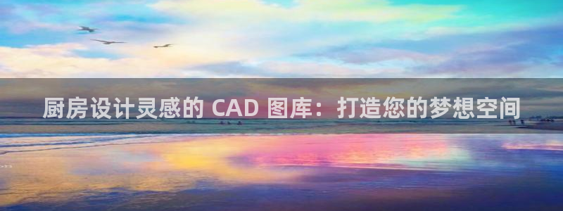 Ag尊龙平台：厨房设计灵感的 CAD 图库：打造您的梦想空间